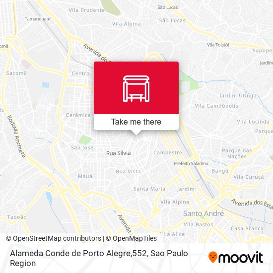 Mapa Alameda Conde de Porto Alegre,552