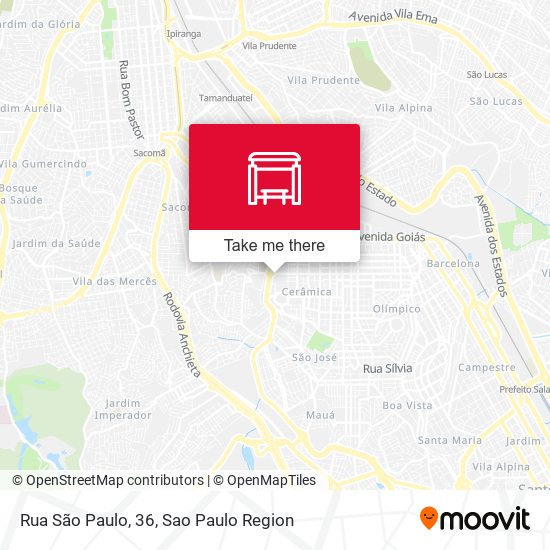 Rua São Paulo, 36 map