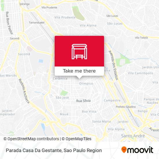 Parada Casa Da Gestante map