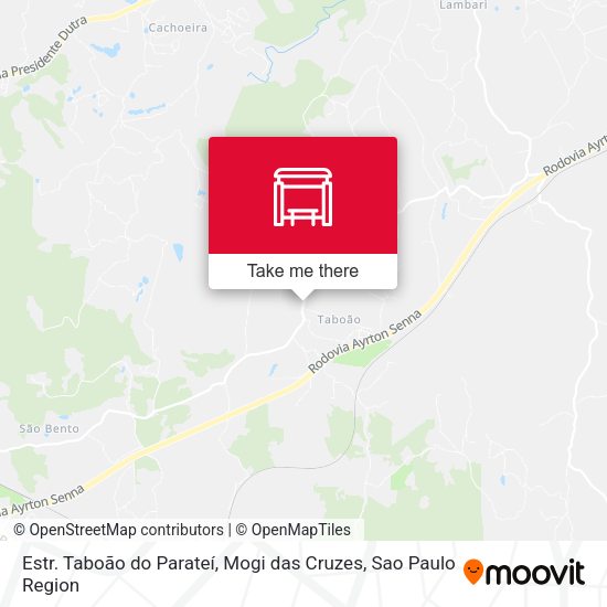 Estr. Taboão do Parateí, Mogi das Cruzes map