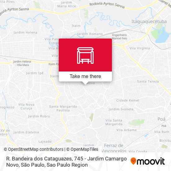 R. Bandeira dos Cataguazes, 745 - Jardim Camargo Novo, São Paulo map