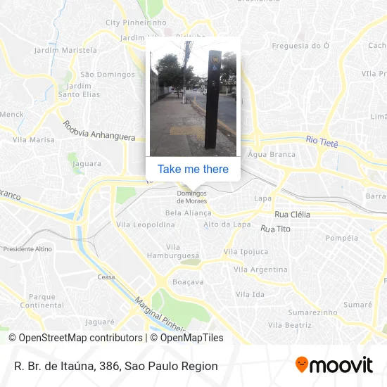 R. Br. de Itaúna, 386 map
