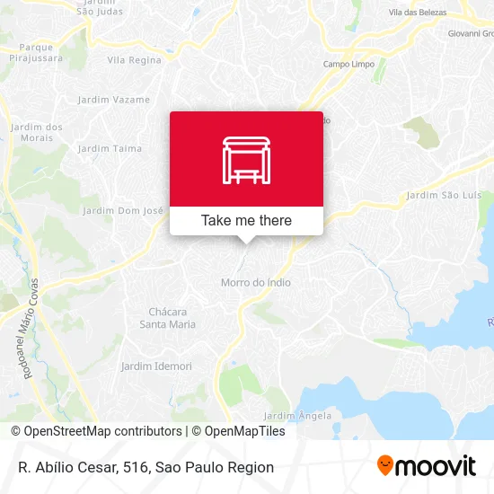 R. Abílio Cesar, 516 map