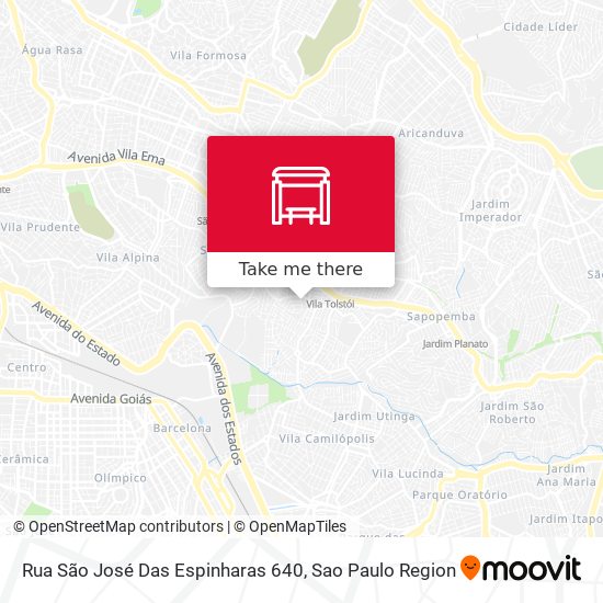 Rua São José Das Espinharas 640 map