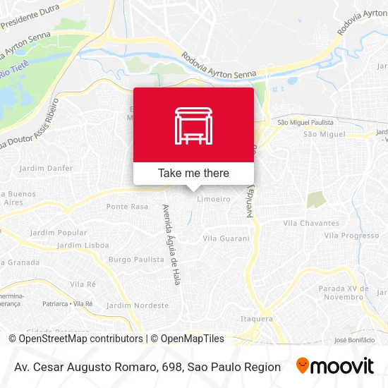 Av. Cesar Augusto Romaro, 698 map