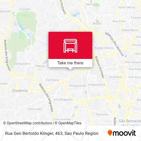 Rua Gen Bertoldo Klinger, 463 map