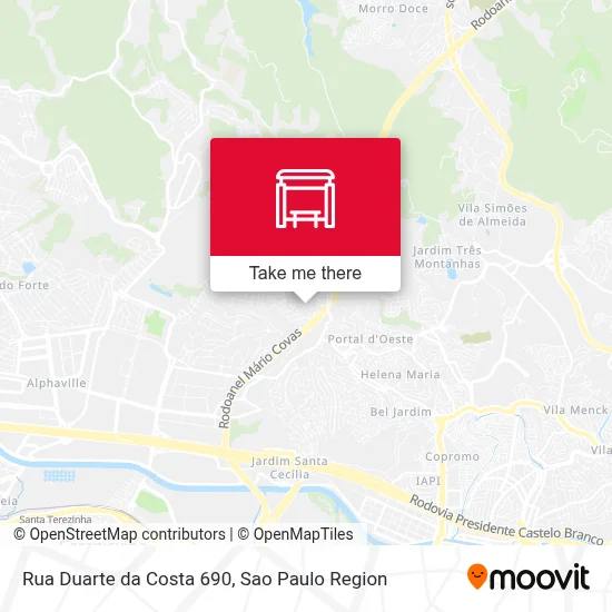 Rua Duarte da Costa 690 map
