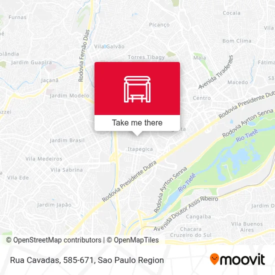Rua Cavadas, 585-671 map