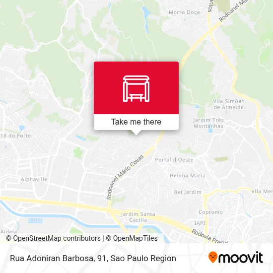 Rua Adoniran Barbosa, 91 map