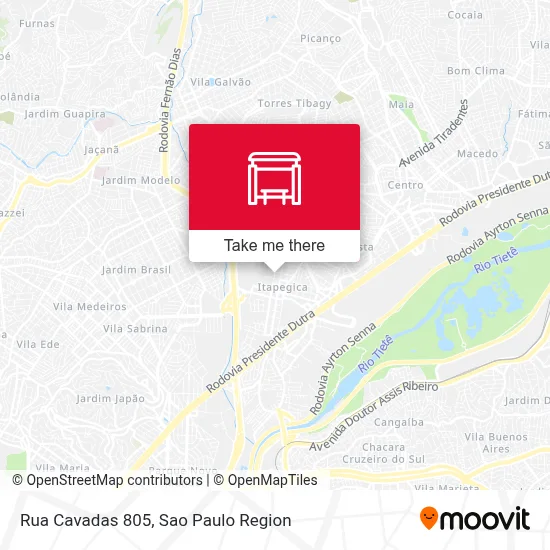 Rua Cavadas 805 map