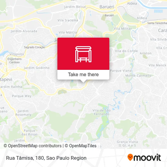 Rua Tâmisa, 180 map