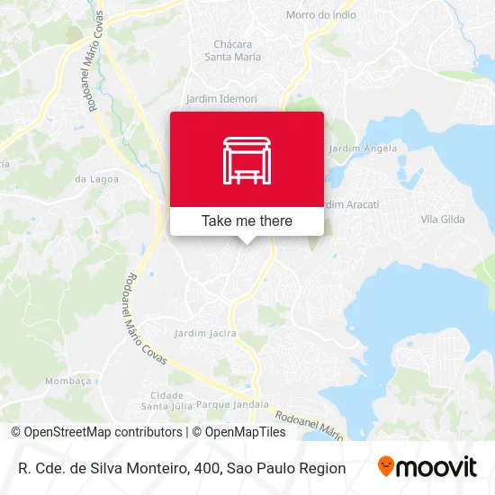 R. Cde. de Silva Monteiro, 400 map