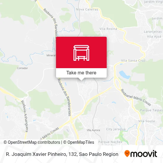 R. Joaquim Xavier Pinheiro, 132 map