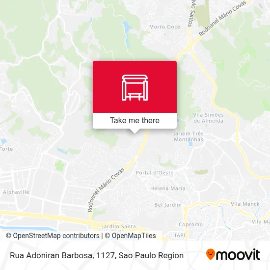 Rua Adoniran Barbosa, 1127 map