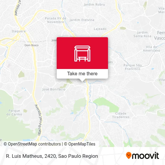 R. Luís Matheus, 2420 map