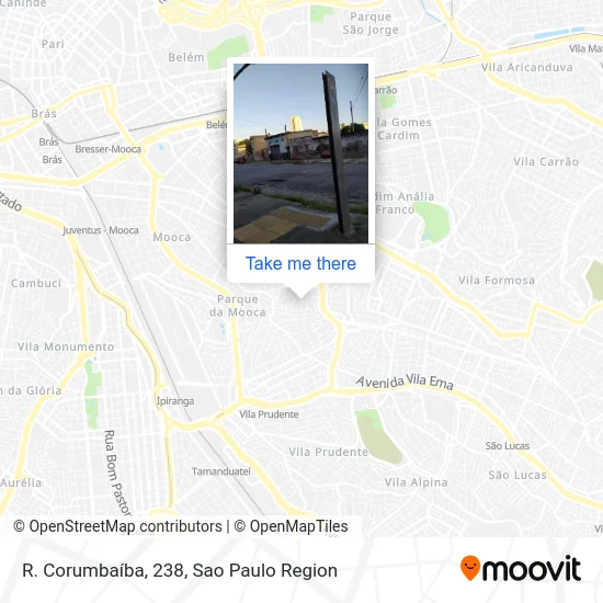 R. Corumbaíba, 238 map