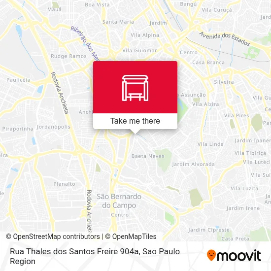 Rua Thales dos Santos Freire 904a map