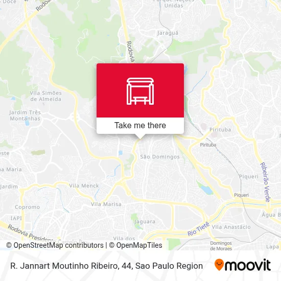 R. Jannart Moutinho Ribeiro, 44 map
