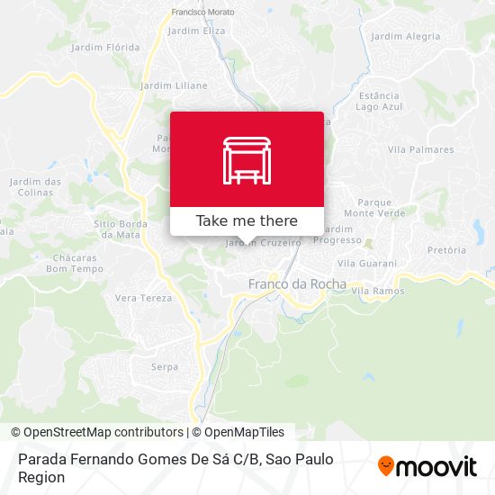 Parada Fernando Gomes De Sá C / B map