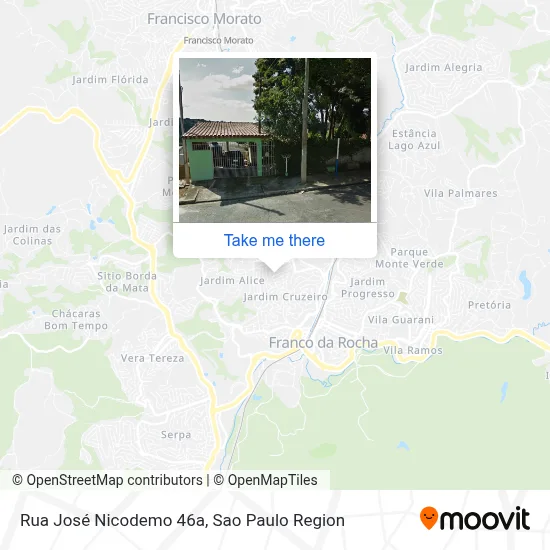 Rua José Nicodemo 46a map