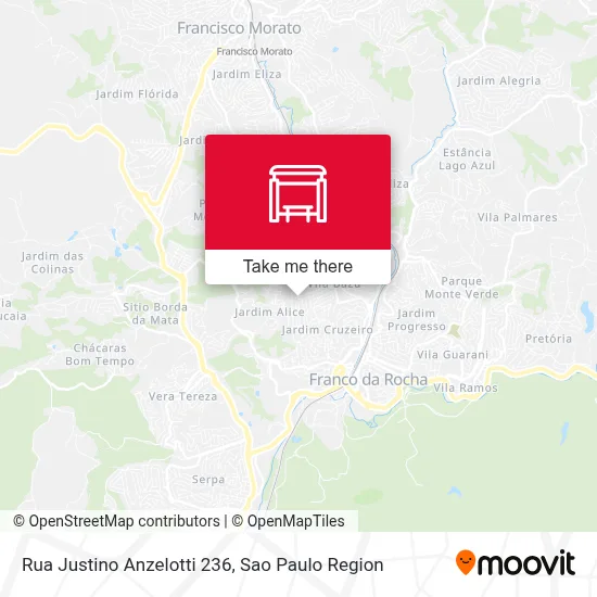 Rua Justino Anzelotti 236 map