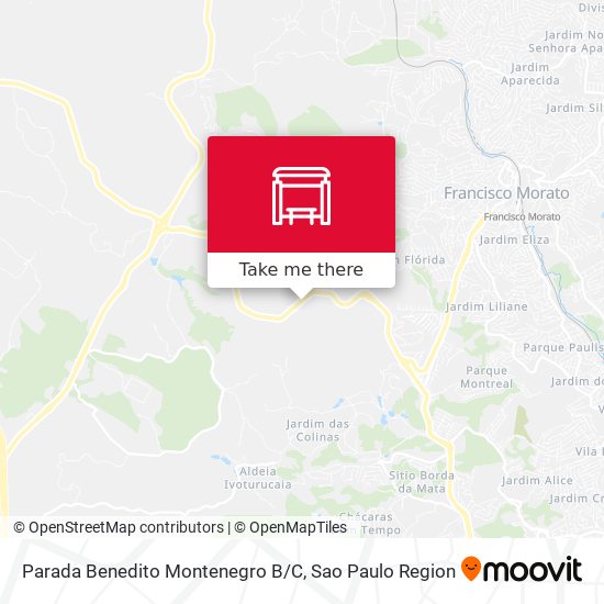 Parada Benedito Montenegro B/C map