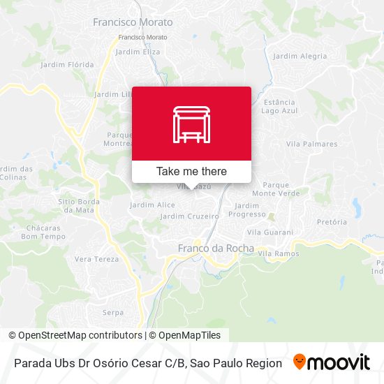 Parada Ubs Dr Osório Cesar C/B map
