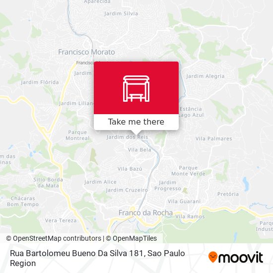 Rua Bartolomeu Bueno Da Silva 181 map