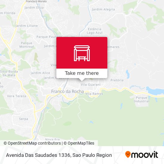 Avenida Das Saudades 1336 map