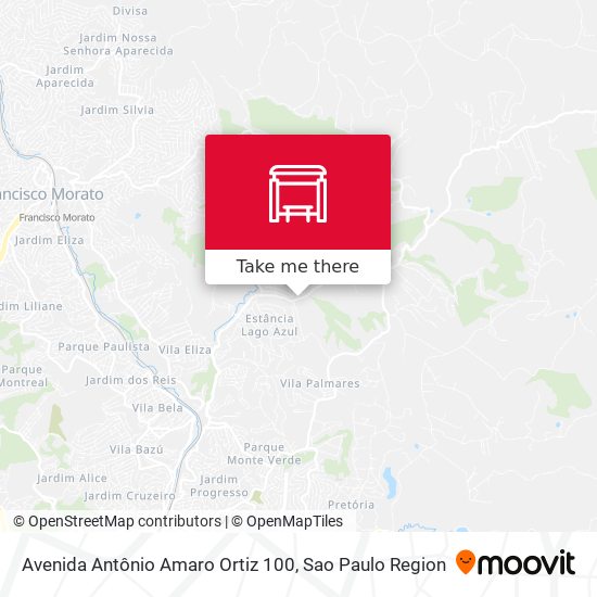 Avenida Antônio Amaro Ortiz 100 map