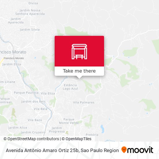 Avenida Antônio Amaro Ortiz 25b map