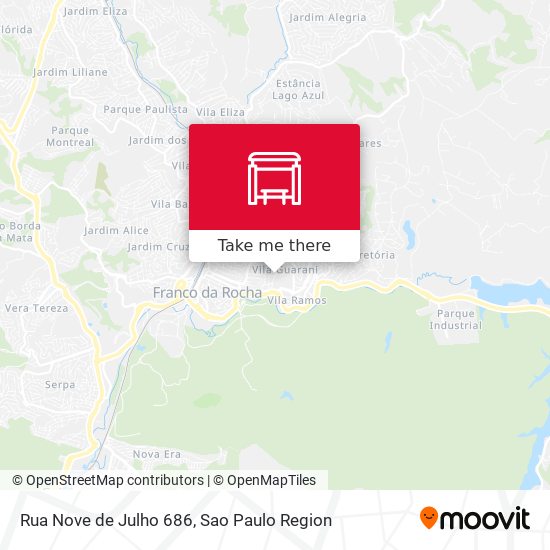 Rua Nove de Julho 686 map