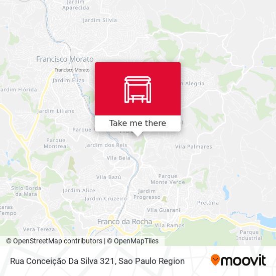 Rua Conceição Da Silva 321 map