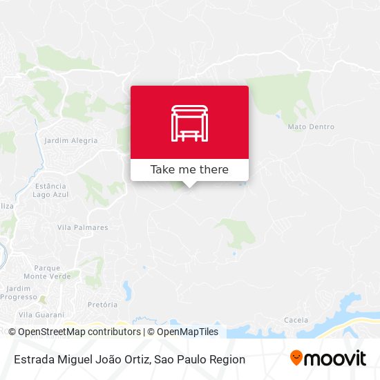 Estrada Miguel João Ortiz map