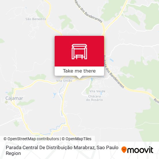 Mapa Parada Central De Distribuição Marabraz