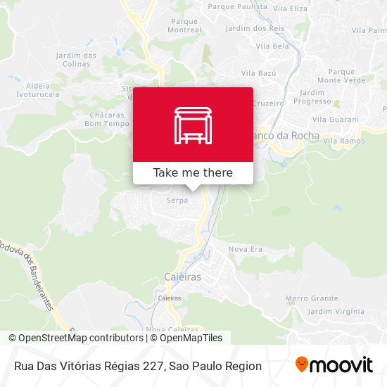 Rua Das Vitórias Régias 227 map