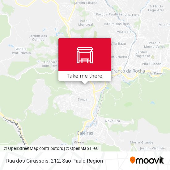 Rua dos Girassóis, 212 map