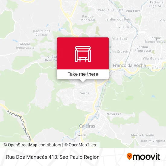 Rua Dos Manacás 413 map