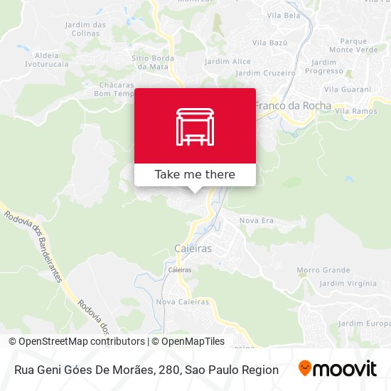 Rua Geni Góes De Morães, 280 map