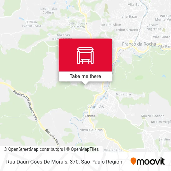Rua Dauri Góes De Morais, 370 map
