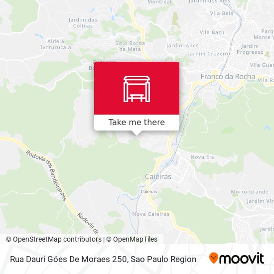 Rua Dauri Góes De Moraes 250 map