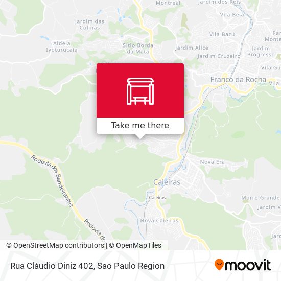 Rua Cláudio Diniz 402 map