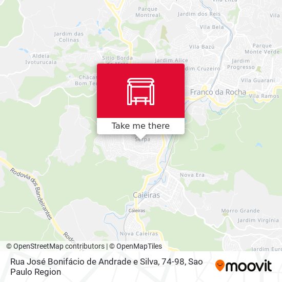 Rua José Bonifácio de Andrade e Silva, 74-98 map