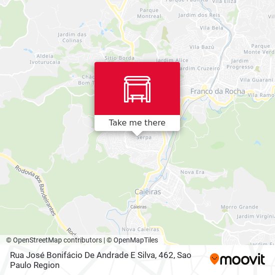 Rua José Bonifácio De Andrade E Silva, 462 map