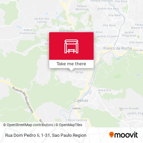 Rua Dom Pedro Ii, 1-31 map
