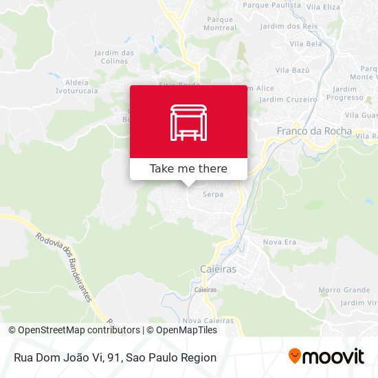 Rua Dom João Vi, 91 map