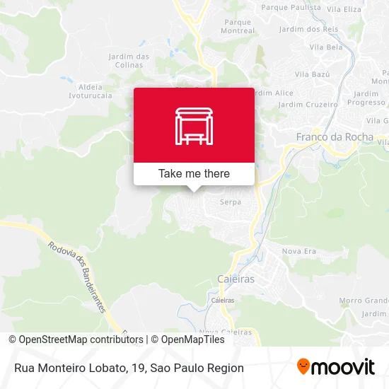 Rua Monteiro Lobato, 19 map