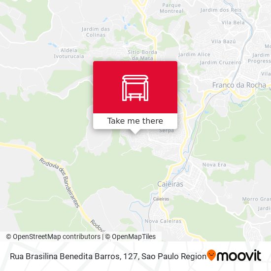 Rua Brasilina Benedita Barros, 127 map