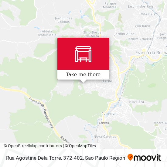 Mapa Rua Agostine Dela Torre, 372-402