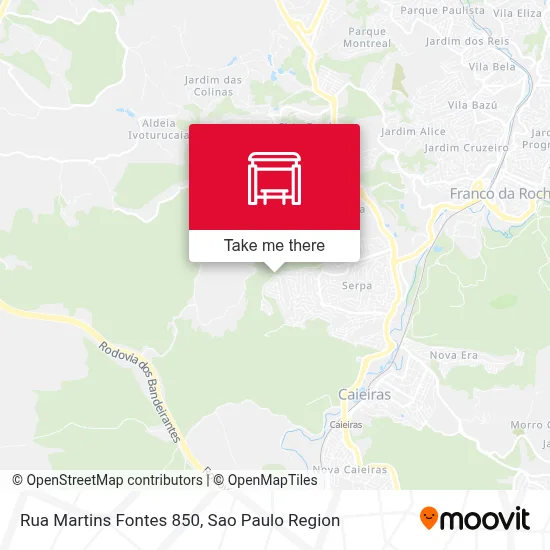 Rua Martins Fontes 850 map